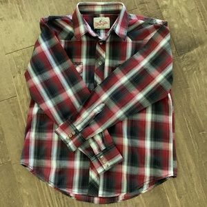 Wrangler American Cowboys Snap Down Shirt, Size L